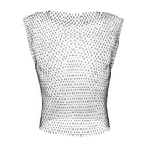 Gleaming Mesh Tank Illusion